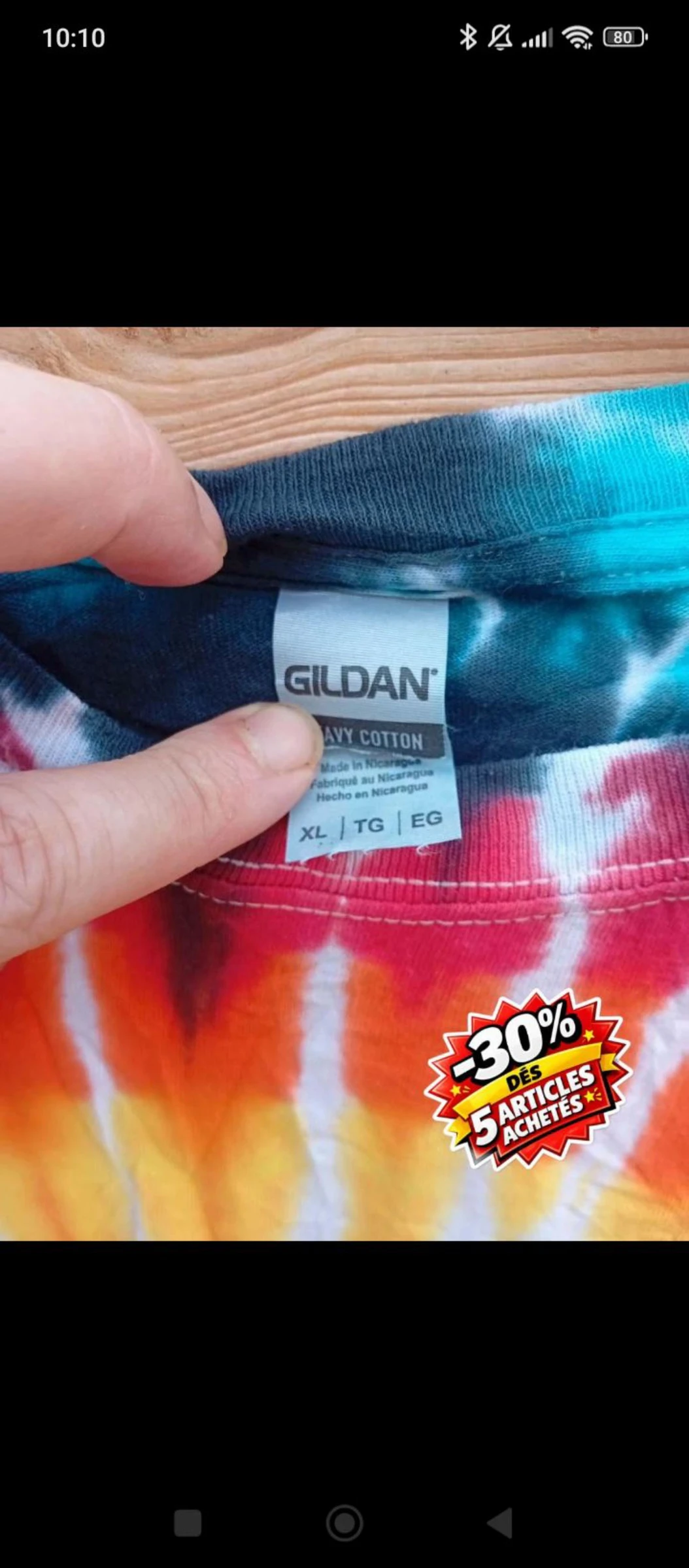 Tie-dye T-shirt – photo 2